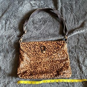 Leopard print bag
